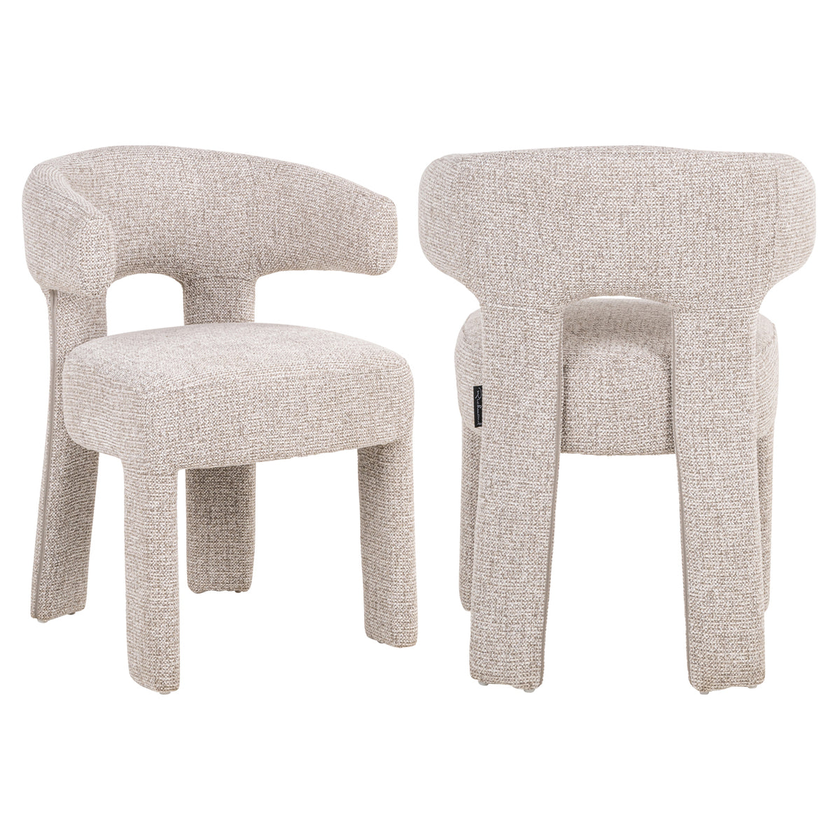 Richmond Interiors eetkamerstoel Nerio naturel fancy