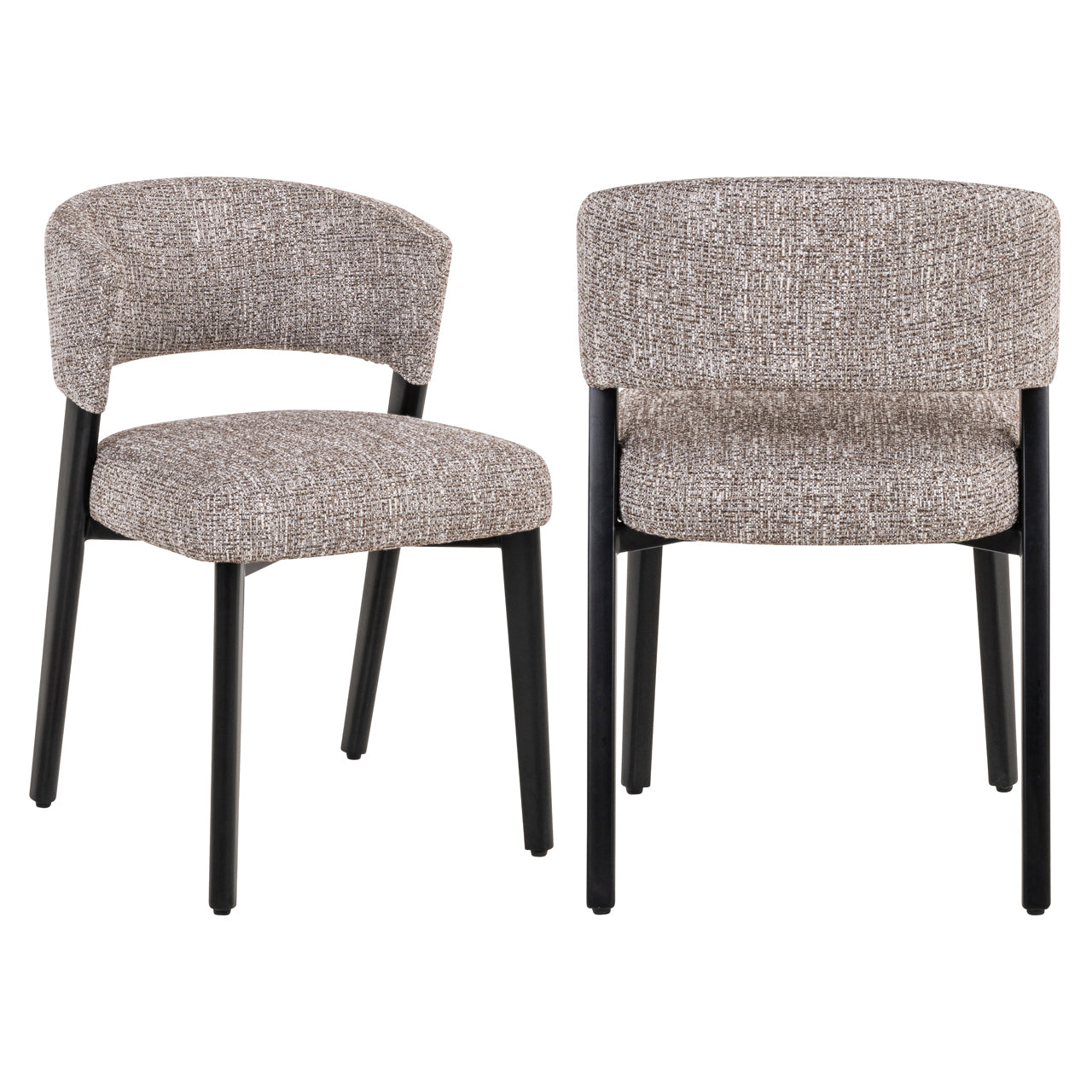 Richmond Interiors Esszimmerstuhl Zeno earth tweed Esszimmerstuhl Richmond Interiors
