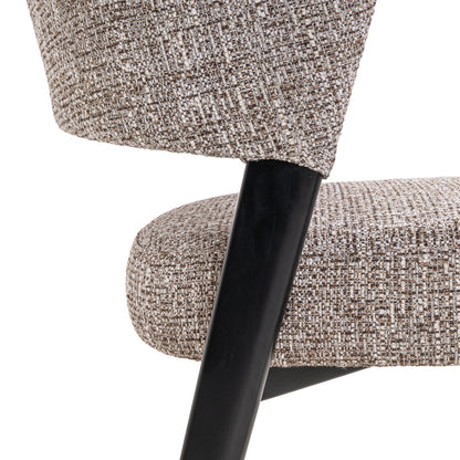 Richmond Interiors Esszimmerstuhl Zeno earth tweed Esszimmerstuhl Richmond Interiors