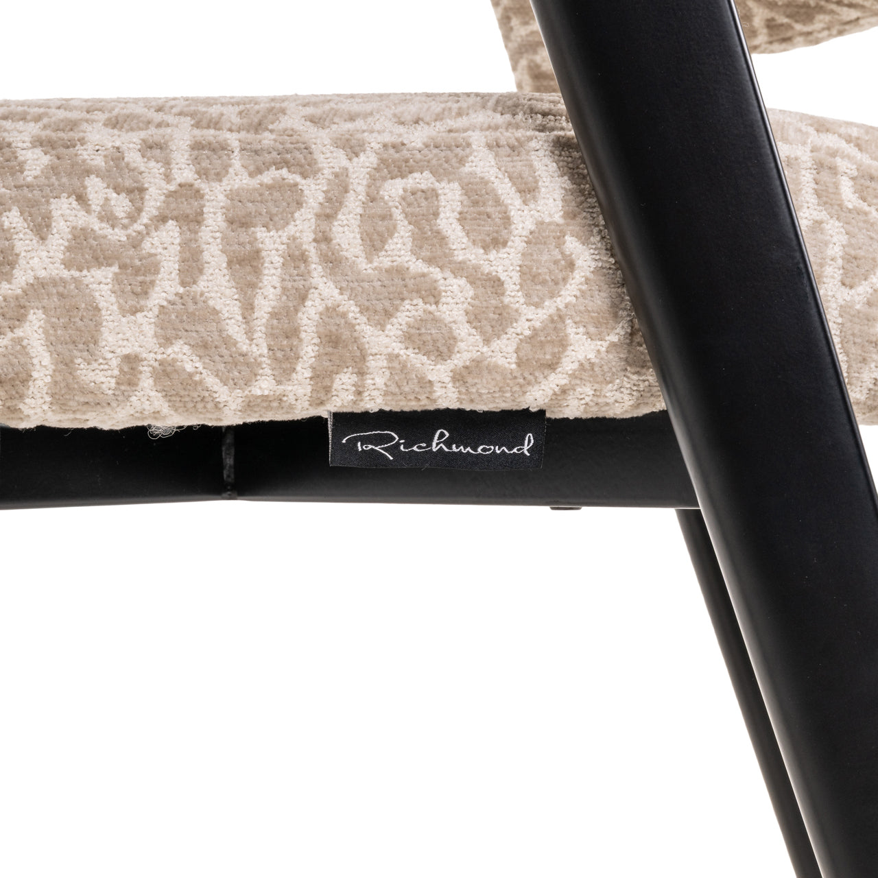 Richmond Interiors Esszimmerstuhl Zeno beige leopard Esszimmerstuhl Richmond Interiors