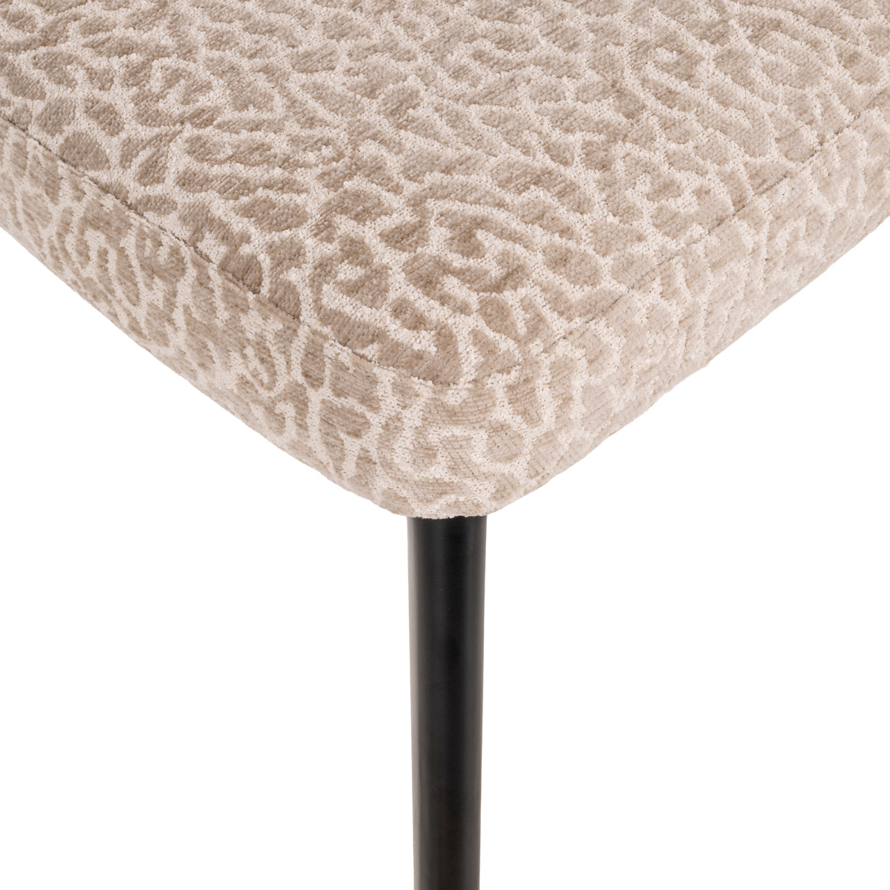Richmond Interiors Esszimmerstuhl Zeno beige leopard Esszimmerstuhl Richmond Interiors