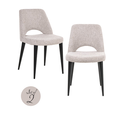 Richmond Interiors Esszimmerstuhl Tabitha natural fancy fire retardant (Set of 2) Esszimmerstuhl Richmond Interiors