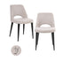Richmond Interiors Esszimmerstuhl Tabitha natural fancy fire retardant (Set of 2) Esszimmerstuhl Richmond Interiors