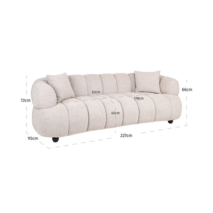 Richmond Interiors Sofa Amelia natural fancy Sofa Richmond Interiors