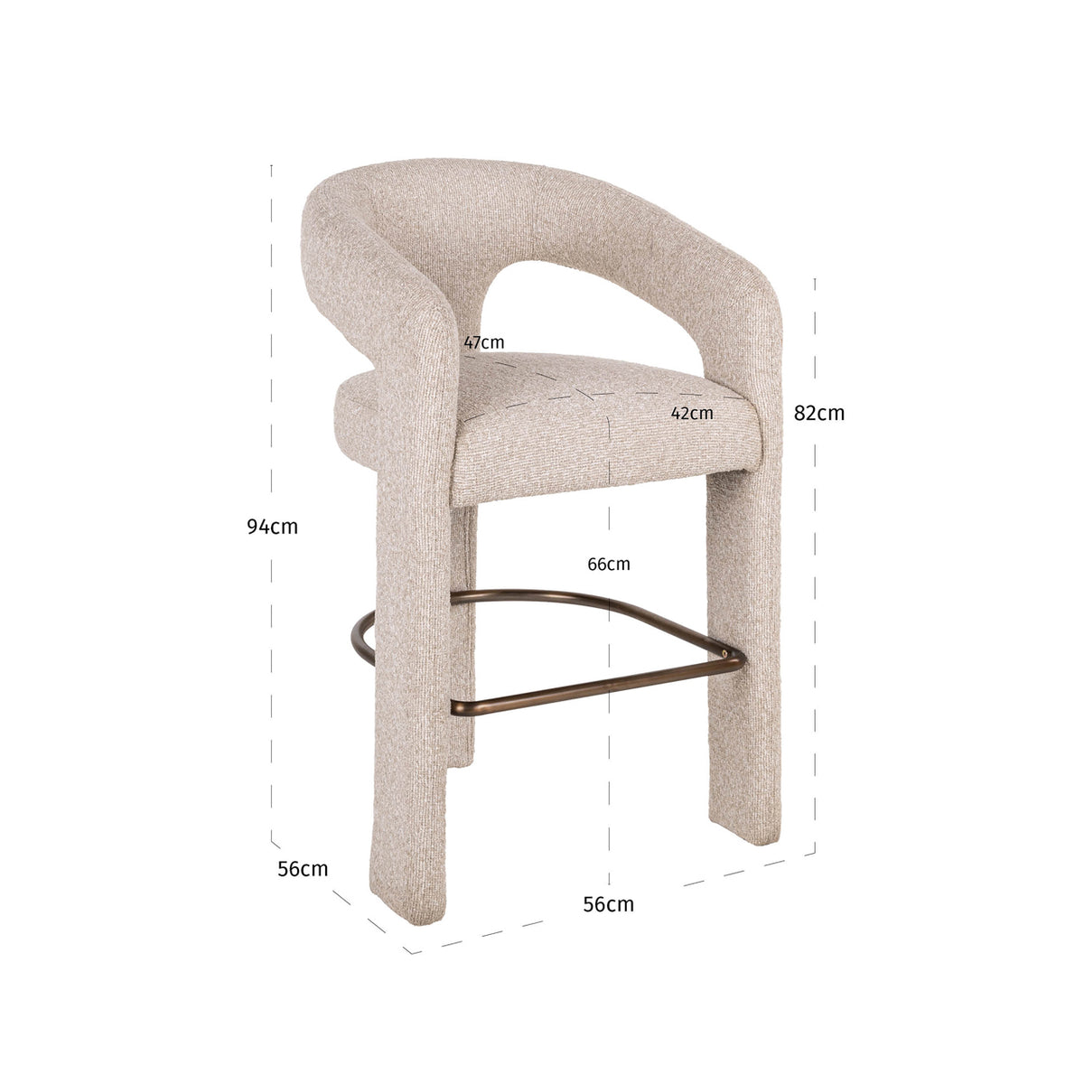 Richmond Interiors Belle biscotti baliestoel