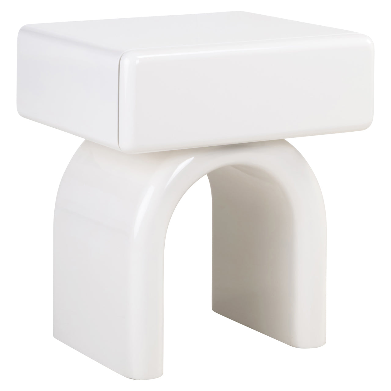 Richmond Interiors Nachttisch Bennet coconut milk 1-drawer