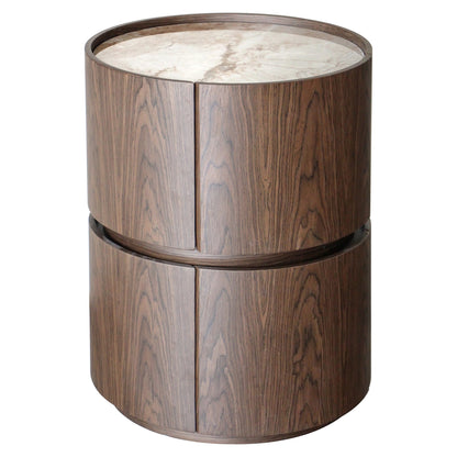 Richmond Interiors Nachttisch Ellery brown 2-drawers Richmond Interiors