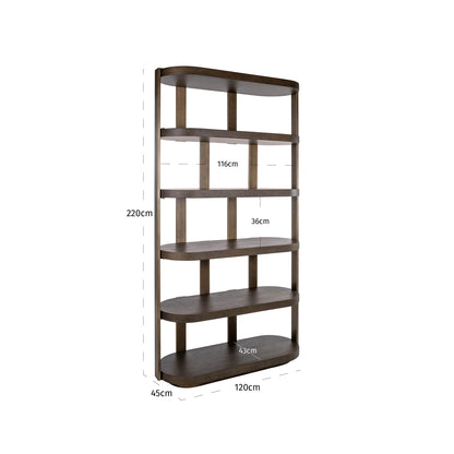 Richmond Interiors Vitrine Ellington brown Richmond Interiors