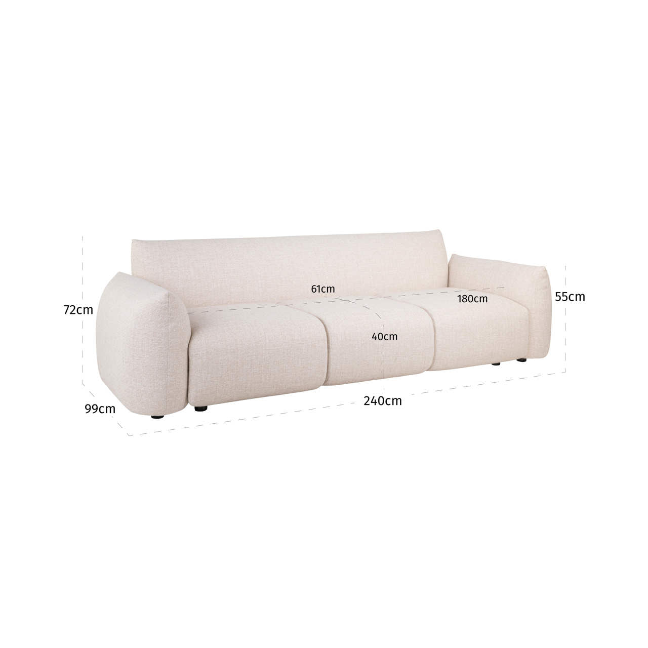 Richmond Interiors Garten Sofa Dawson beige alpine Garten Sofa Richmond Interiors