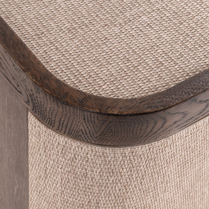 Kredens Richmond Interiors Willox beżowy 4-drzwiowy