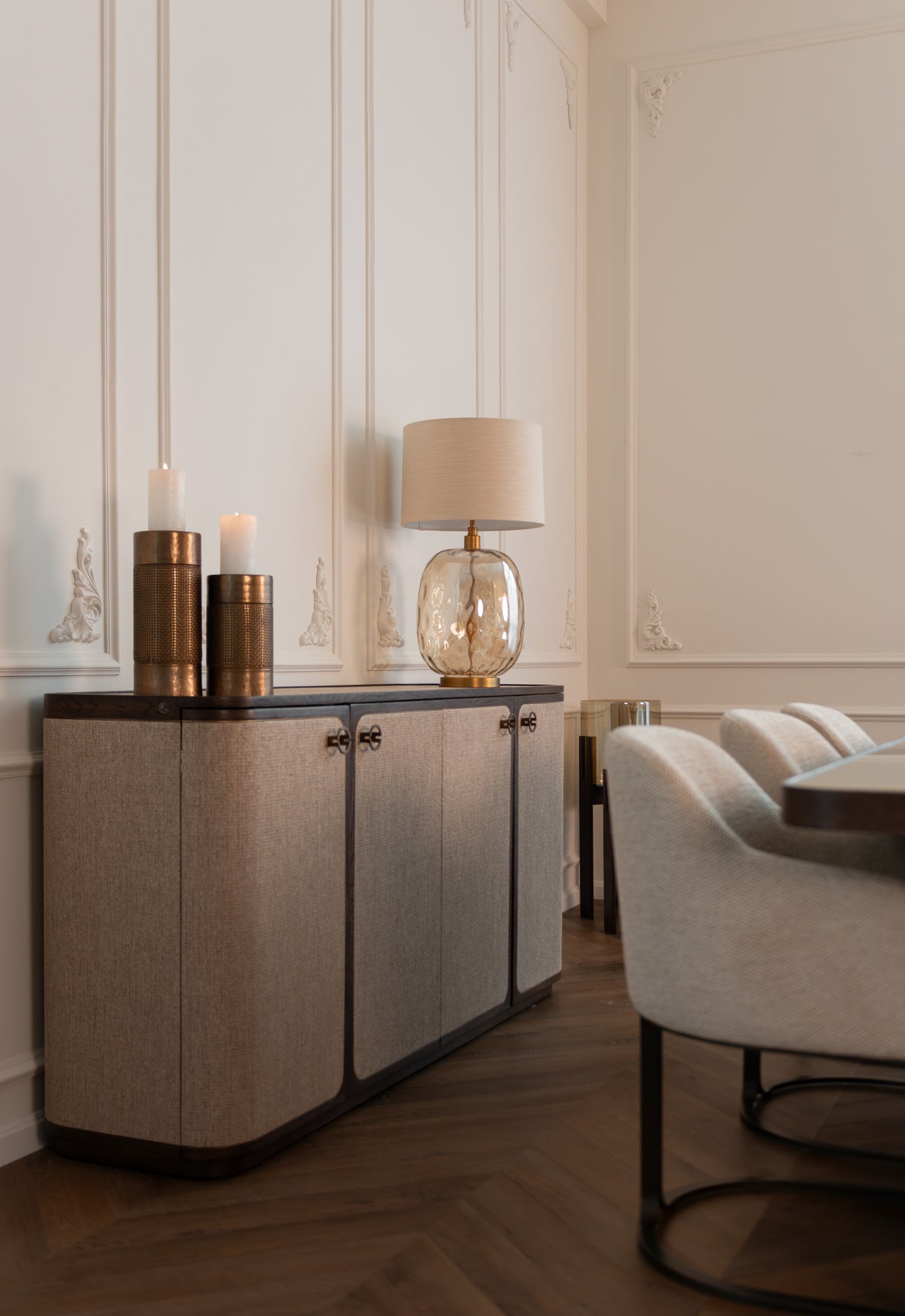 Richmond Interiors Tischlampe Ember amber Richmond Interiors