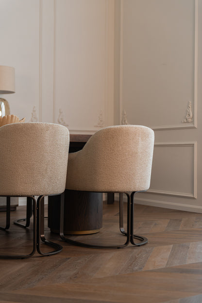 Richmond Interiors Esszimmerstuhl Hadley natural boldweave fire retardant Richmond Interiors