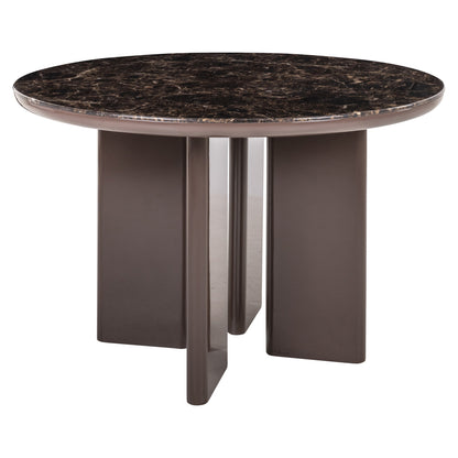 Richmond Interiors Esstisch Almundi chocolat brown 120Ø Esstisch Richmond Interiors