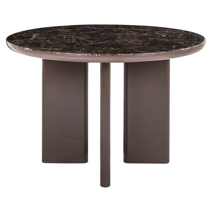 Richmond Interiors Esstisch Almundi chocolat brown 120Ø Esstisch Richmond Interiors