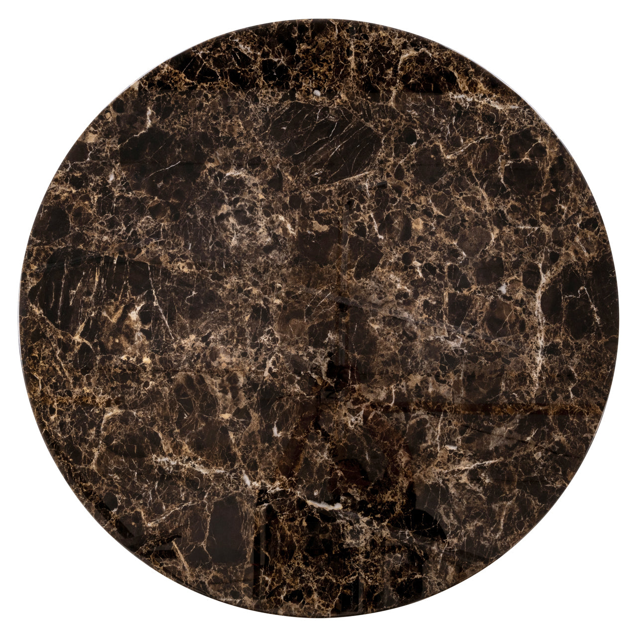 Richmond Interiors Esstisch Almundi chocolat brown 120Ø Esstisch Richmond Interiors