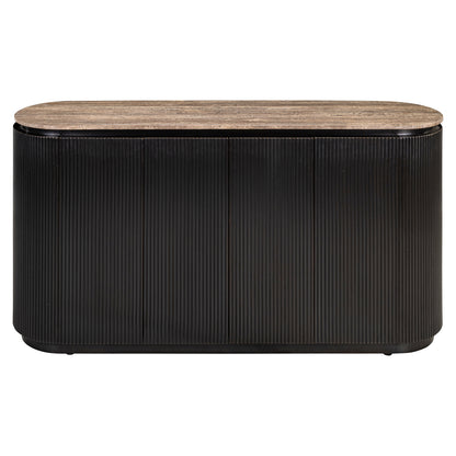 Richmond Interiors Sideboard Russo ash brown 4-doors Sideboard Richmond Interiors