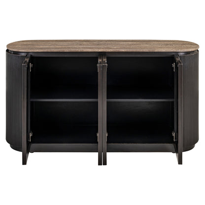 Richmond Interiors Sideboard Russo ash brown 4-doors Sideboard Richmond Interiors