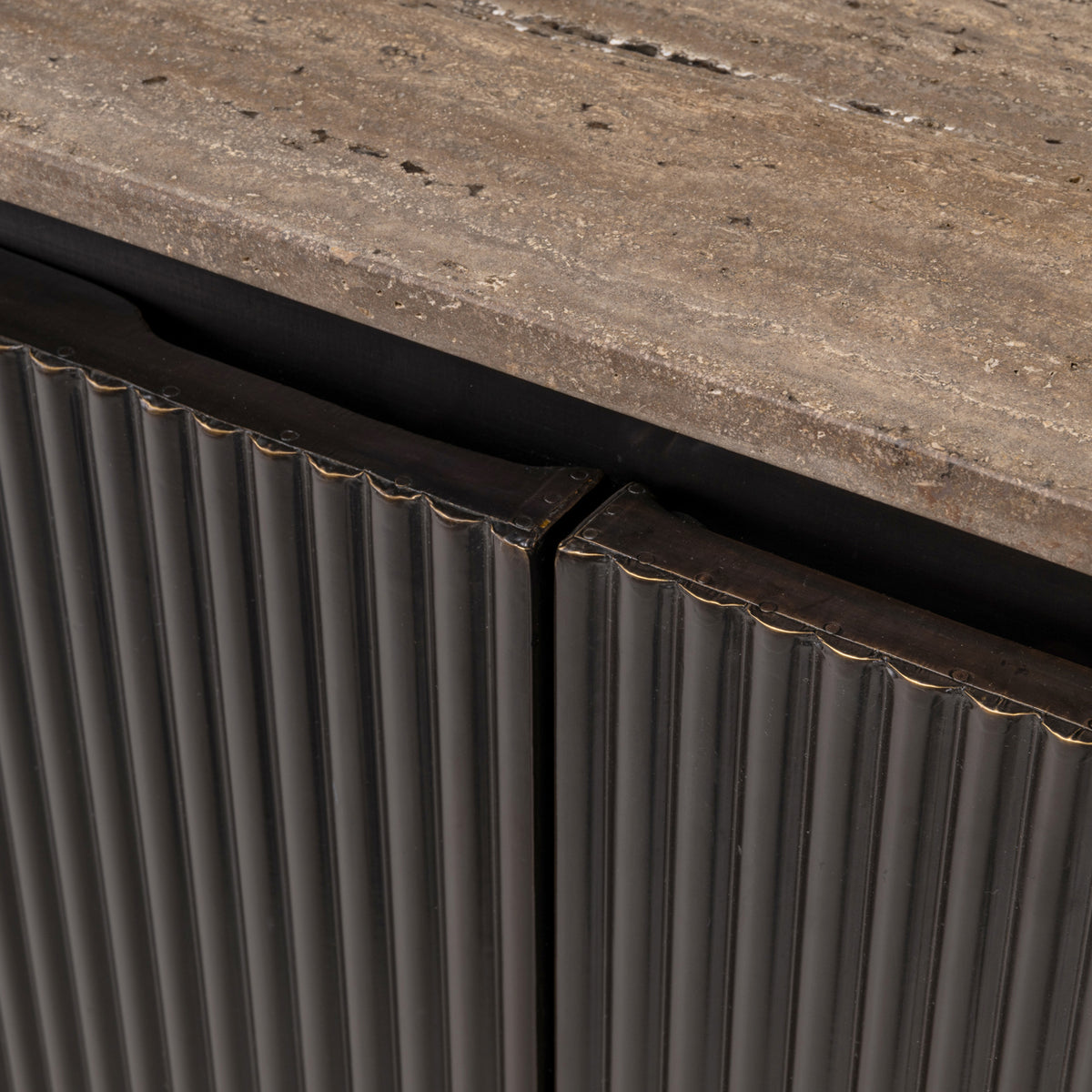 Richmond Interiors Sideboard Russo ash brown 4-doors Richmond Interiors