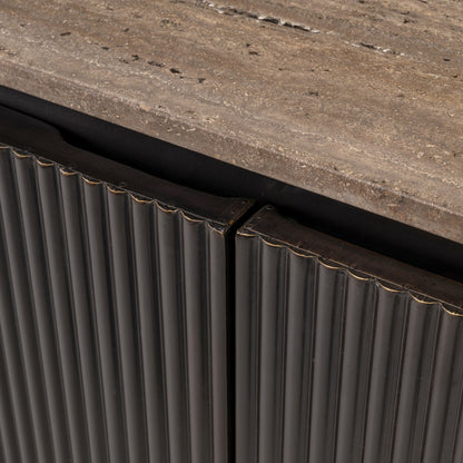 Richmond Interiors Sideboard Russo ash brown 4-doors Richmond Interiors