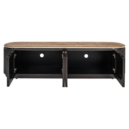 Richmond Interiors TV-Schrank Russo ash brown 4-doors