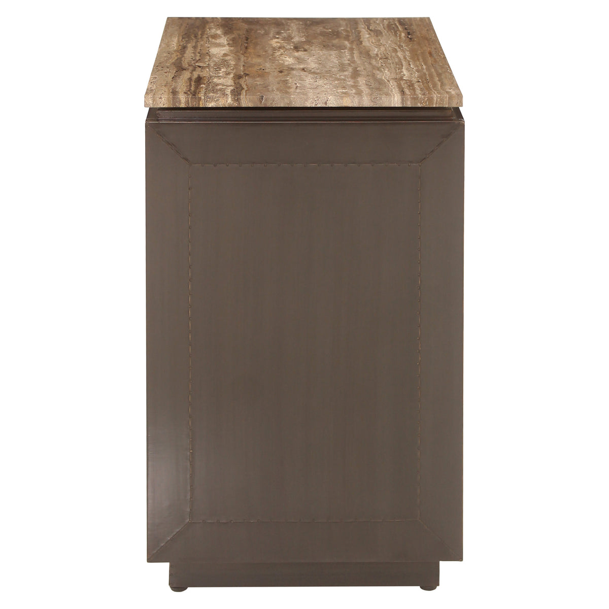 Richmond Interiors Nachttisch Russo ash brown 3-drawers Richmond Interiors
