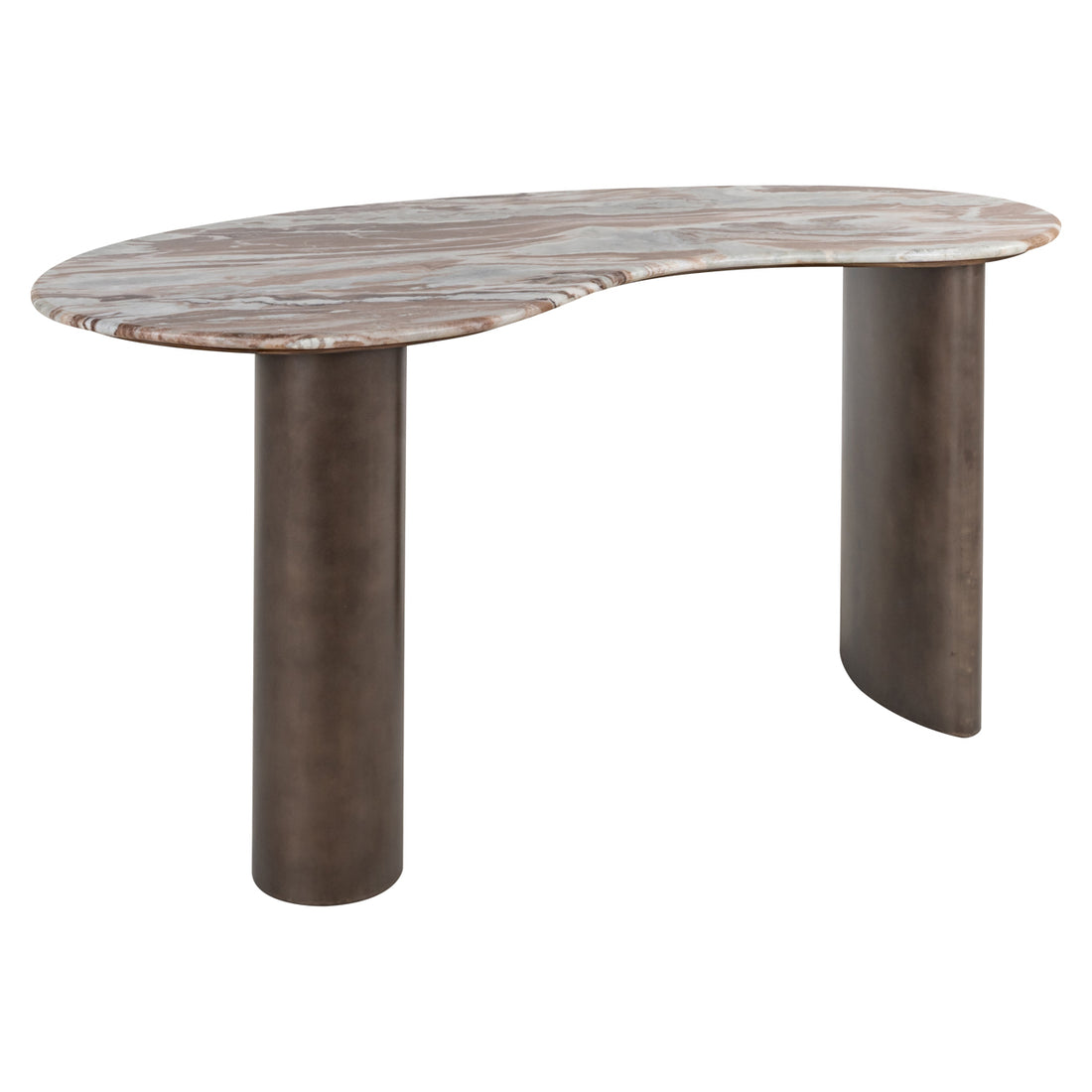 Richmond Interiors Schreibtisch Brando Blush beige Schreibtisch Richmond Interiors