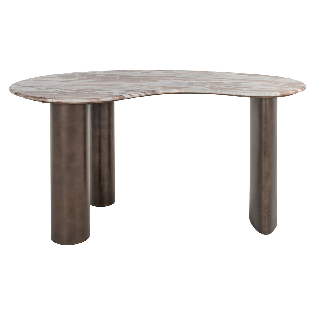 Richmond Interiors Schreibtisch Brando Blush beige Schreibtisch Richmond Interiors