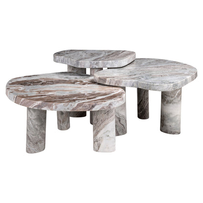 Richmond Interiors Couchtisch Camino Blush beige (Set of 3) Couchtisch Richmond Interiors