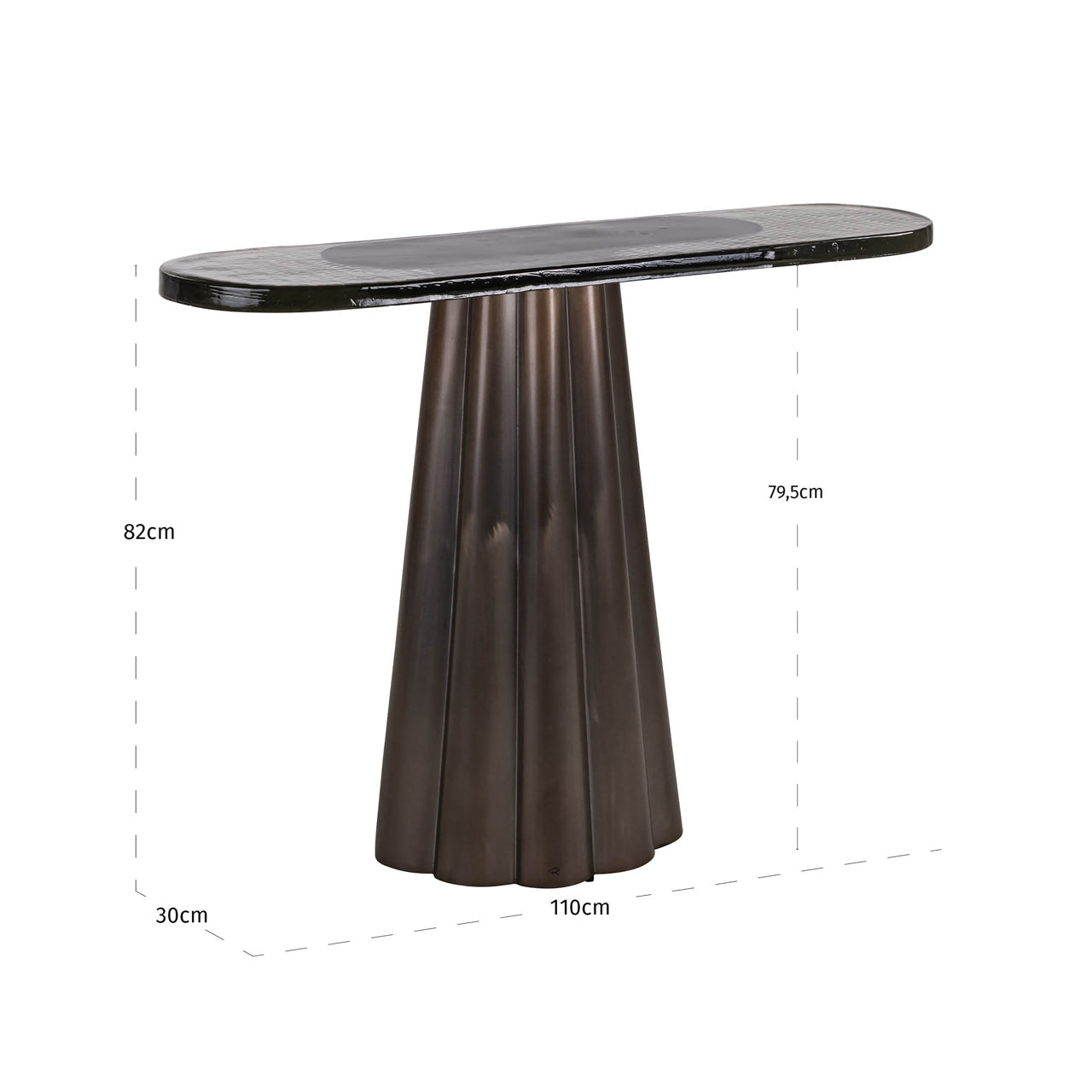 Richmond Interiors Konsole Barwick brass antique Konsole Richmond Interiors