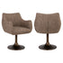Richmond Interiors Esszimmerstuhl Aldo brown tweed swivel Esszimmerstuhl Richmond Interiors