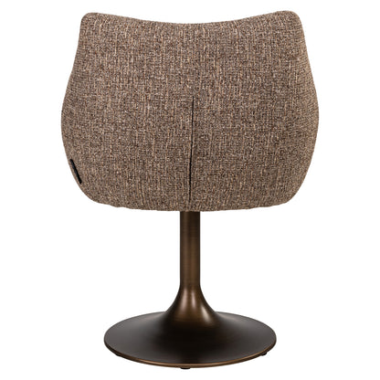 Richmond Interiors Esszimmerstuhl Aldo brown tweed swivel Esszimmerstuhl Richmond Interiors