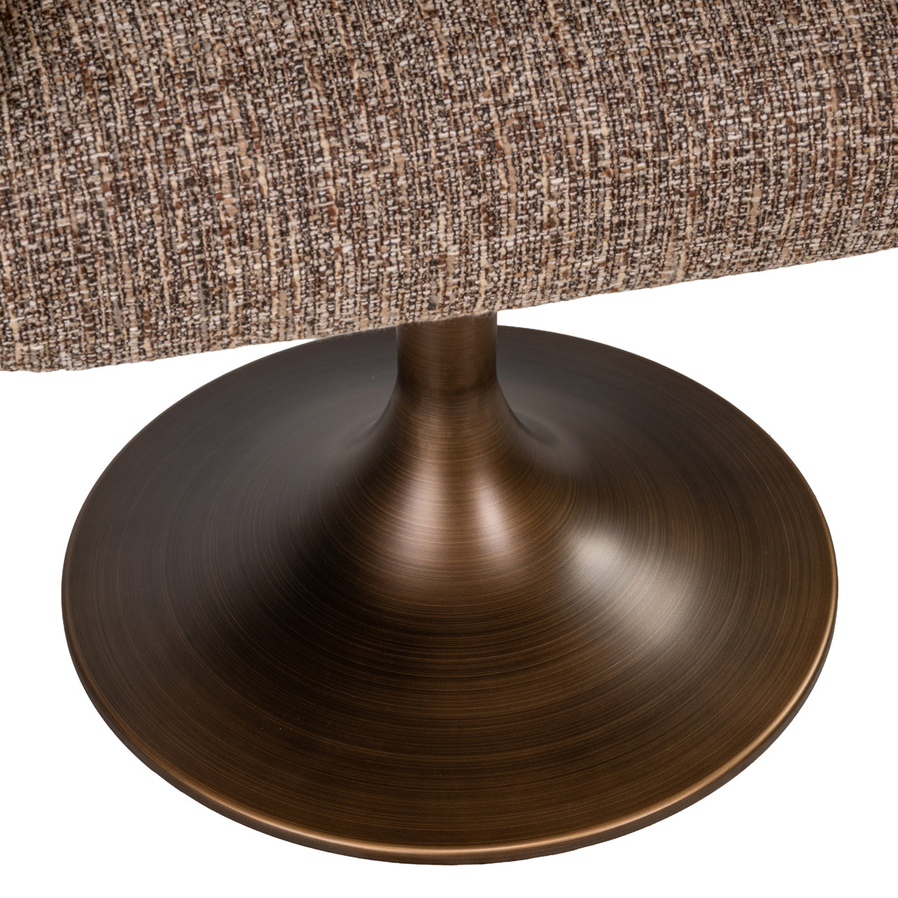 Richmond Interiors Esszimmerstuhl Aldo brown tweed swivel Esszimmerstuhl Richmond Interiors