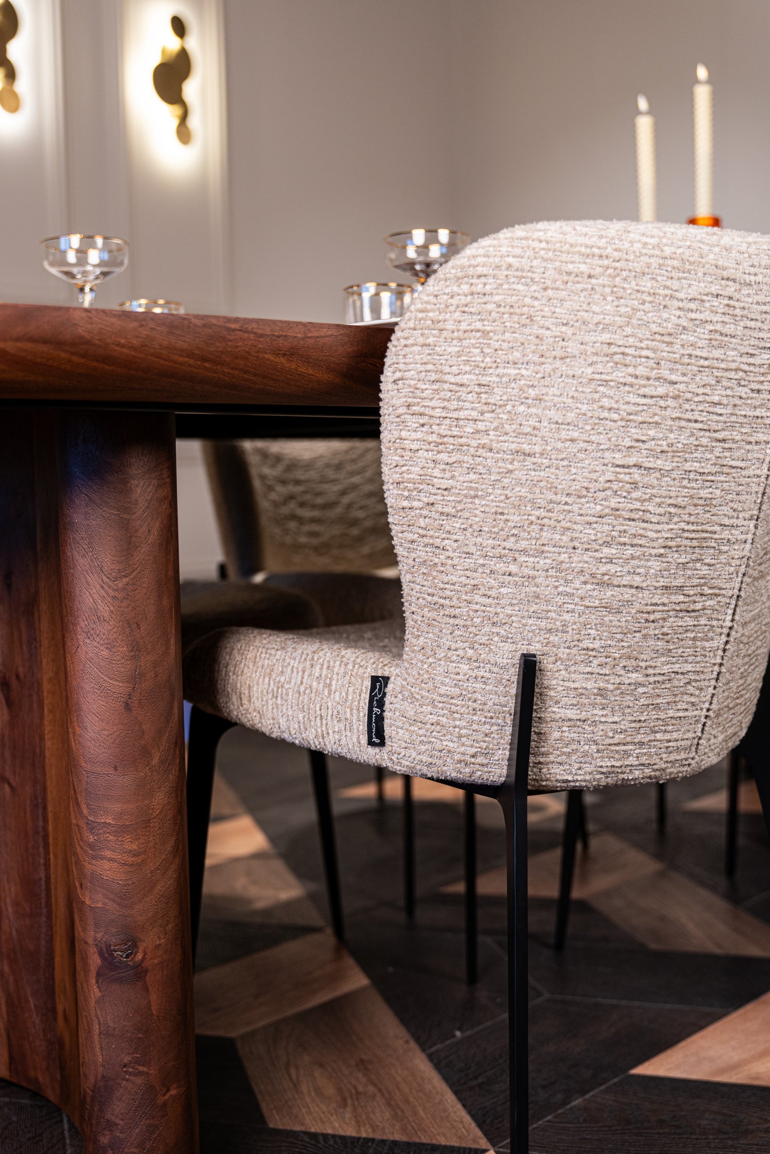 Richmond Interiors Esszimmerstuhl Sergio natural linear Esszimmerstuhl Richmond Interiors