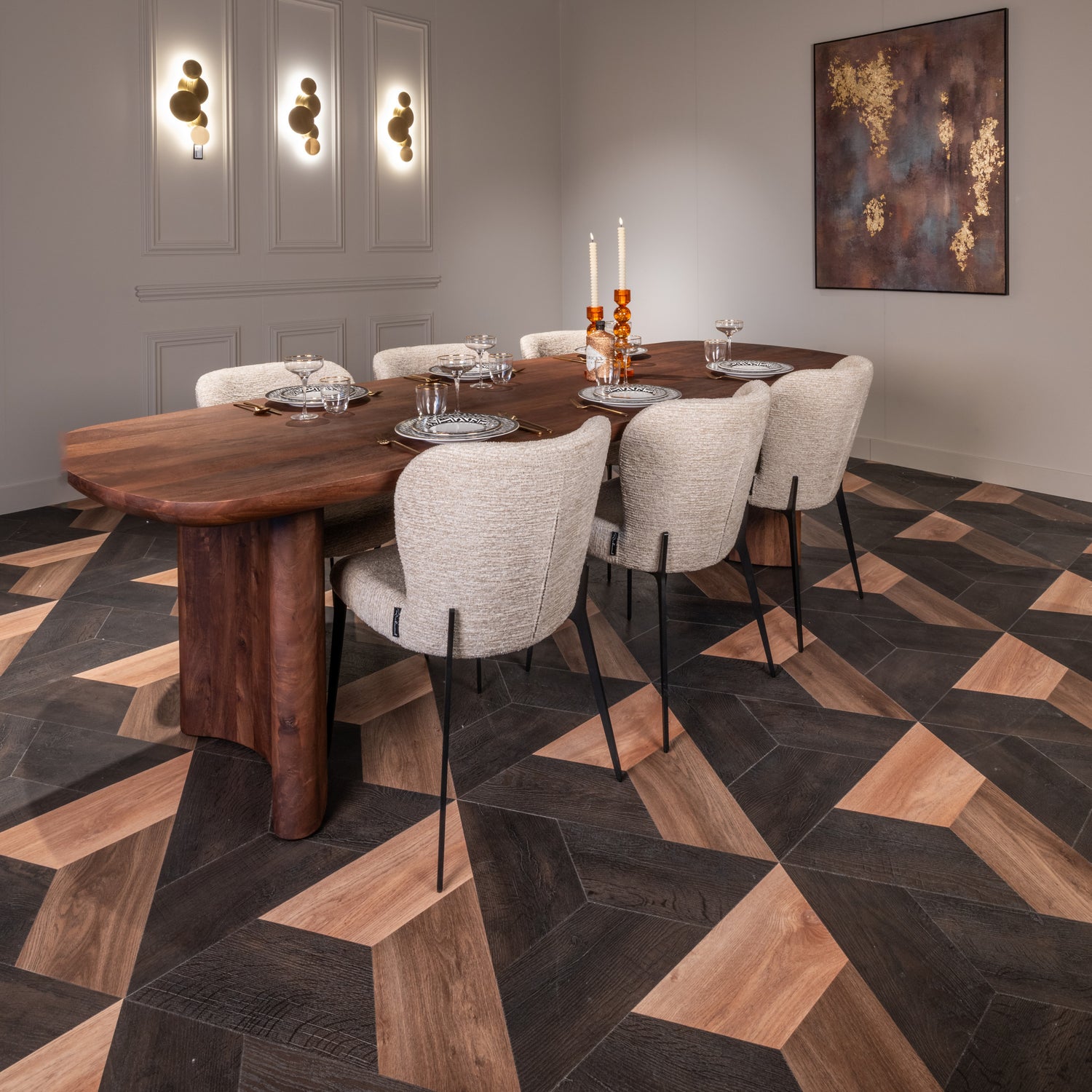 Richmond Interiors Esszimmerstuhl Sergio natural linear Esszimmerstuhl Richmond Interiors