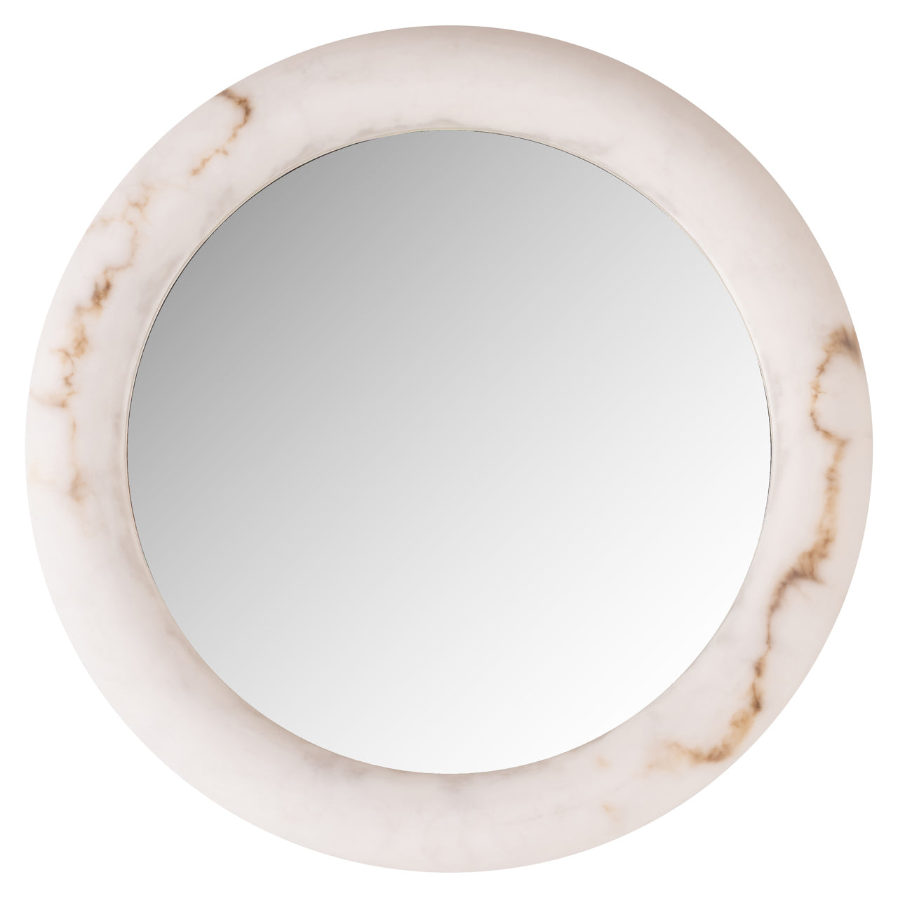 Richmond Interiors Wandlampe Oravelle white mirror 60Ø Wandlampe Richmond Interiors