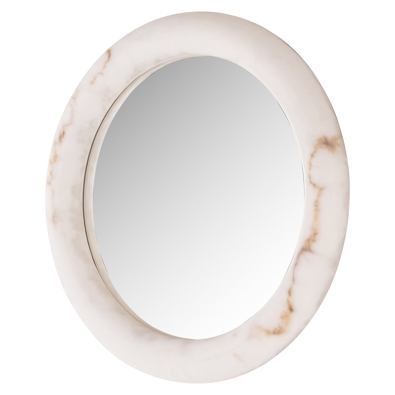 Richmond Interiors Wandlampe Oravelle white mirror 60Ø Wandlampe Richmond Interiors