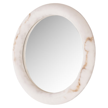 Richmond Interiors Wandlampe Oravelle white mirror 60Ø Wandlampe Richmond Interiors