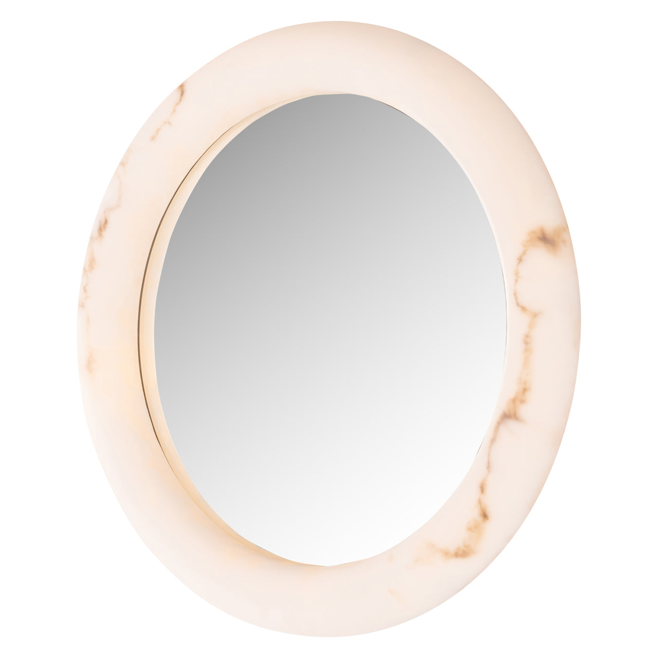 Richmond Interiors Wandlampe Oravelle white mirror 60Ø Wandlampe Richmond Interiors