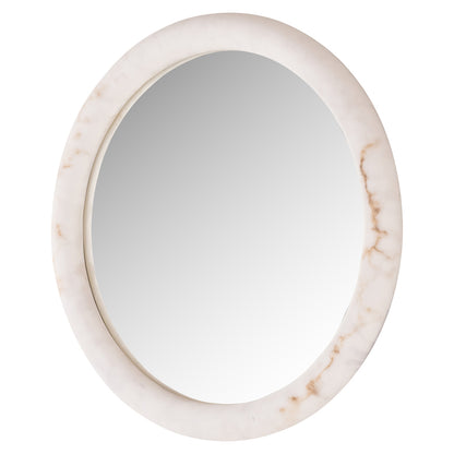 Richmond Interiors Wandlampe Oravelle white mirror 80Ø Wandlampe Richmond Interiors
