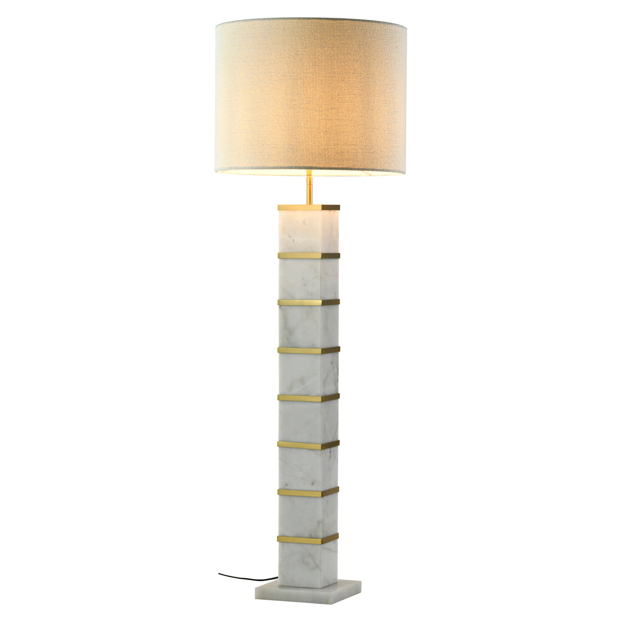 Richmond Interiors floor lamp Celinae white including lampshade