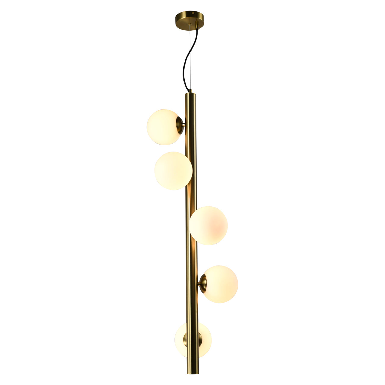 Richmond Interiors Pendelleuchte Elorie brass antique Pendelleuchte Richmond Interiors