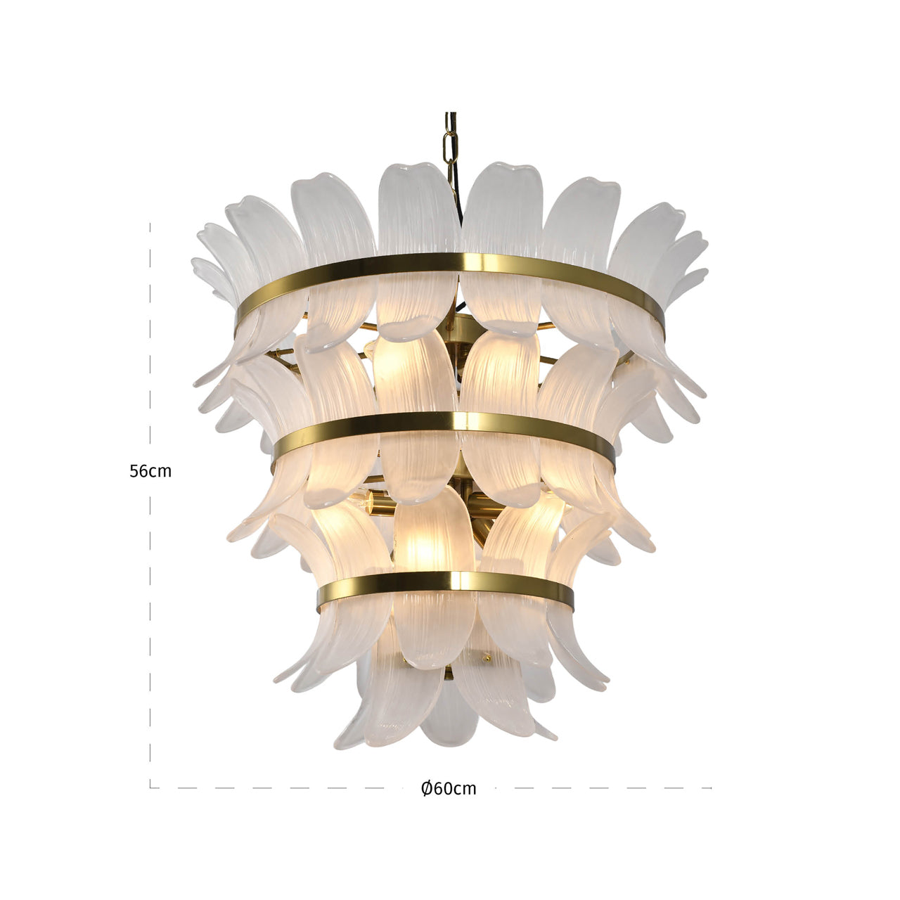 Richmond Interiors Pendelleuchte Ameline brass antique Pendelleuchte Richmond Interiors