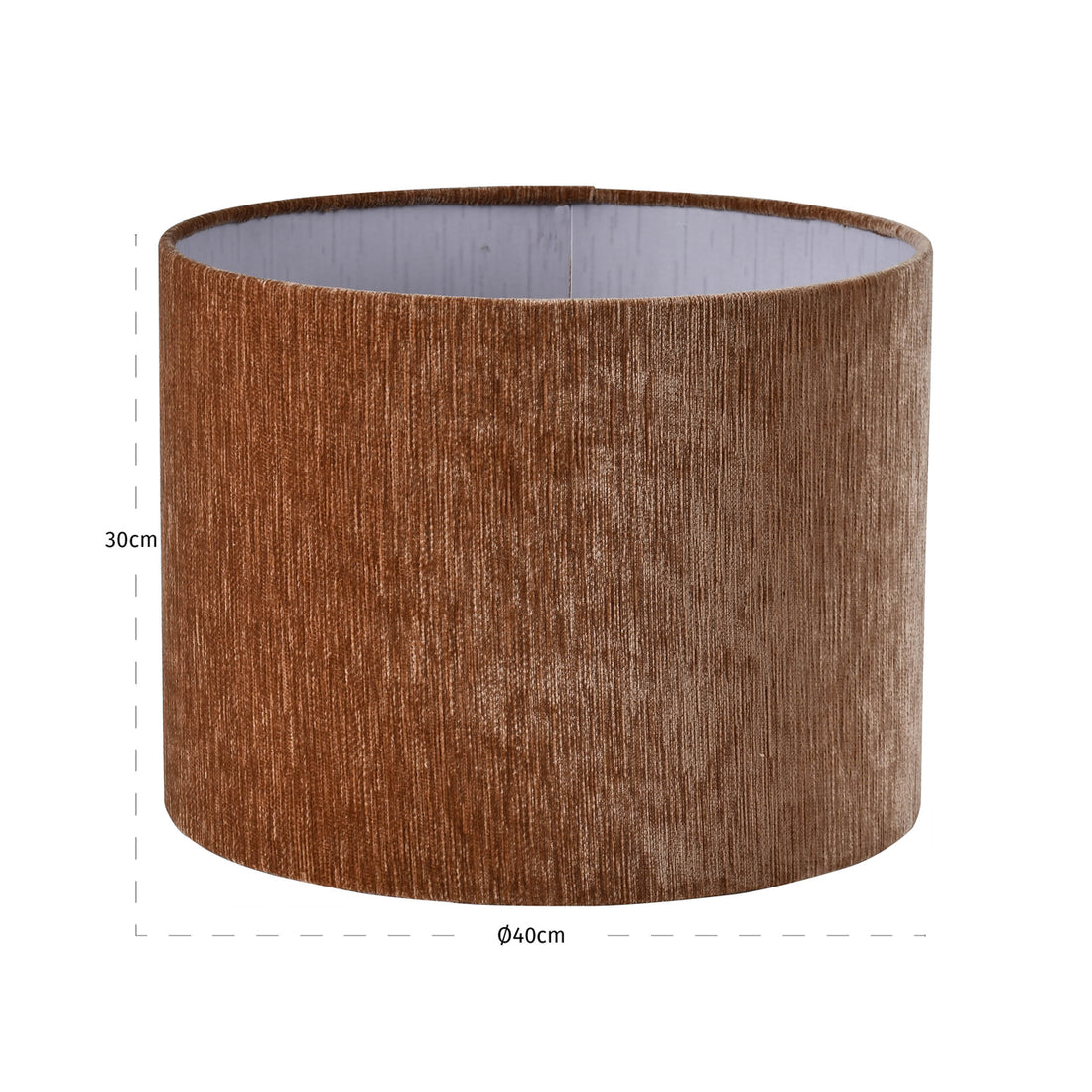 Richmond Interiors Lampenschirm Ziba Be straight mocha mousse 40Ø Lampenschirm Richmond Interiors