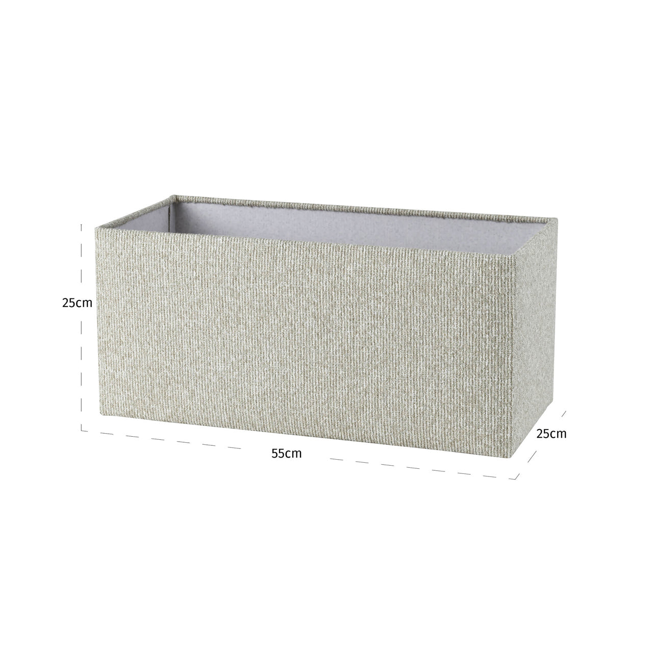 Richmond Interiors Lampenschirm Zera biscotti rectangle S Lampenschirm Richmond Interiors
