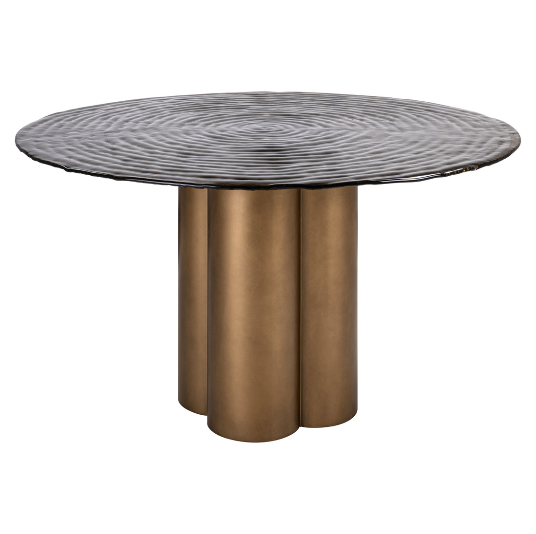 Richmond Interiors Esstisch Glastonburry gold antique 135Ø Esstisch Richmond Interiors