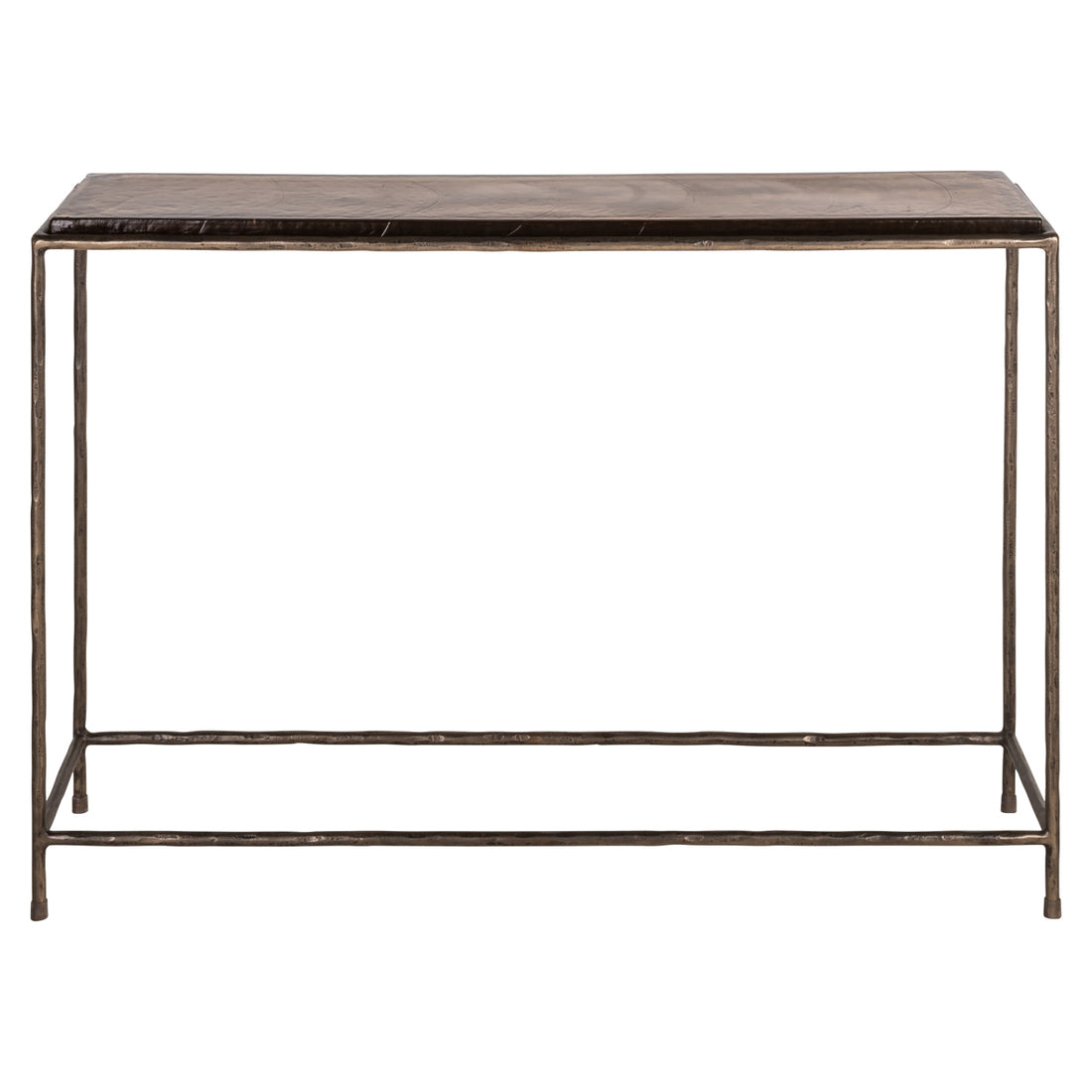 Richmond Interiors console Villano bronze