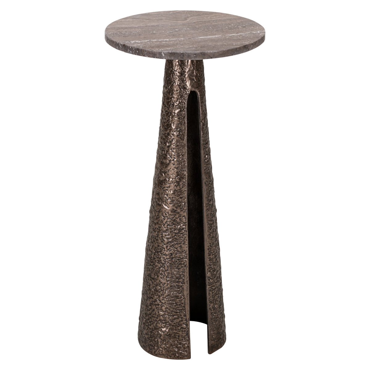 Richmond Interiors Beistelltisch Eldora bronze 30Ø Richmond Interiors