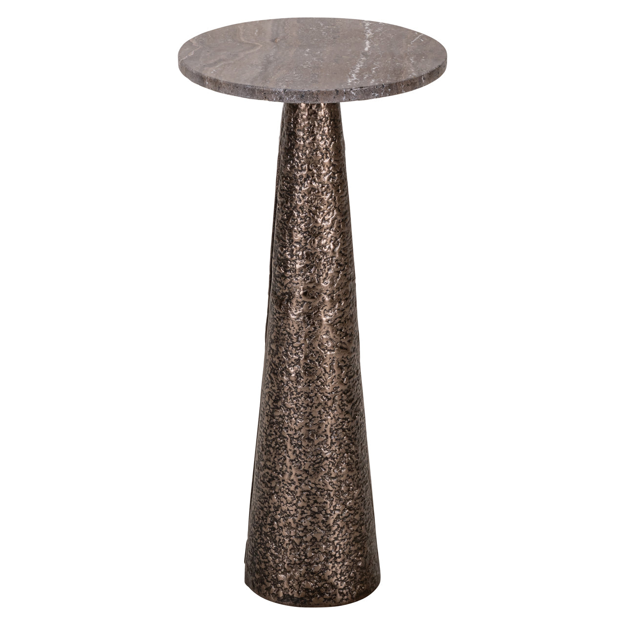 Richmond Interiors Beistelltisch Eldora bronze 30Ø Beistelltisch Richmond Interiors