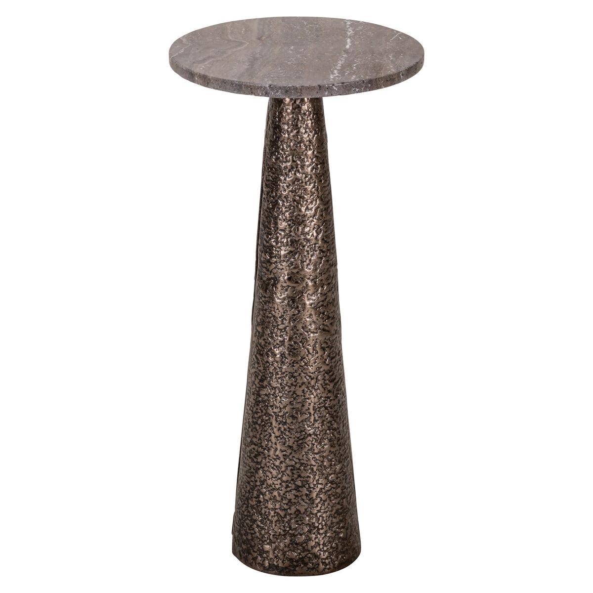 Richmond Interiors Beistelltisch Eldora bronze 30Ø Richmond Interiors