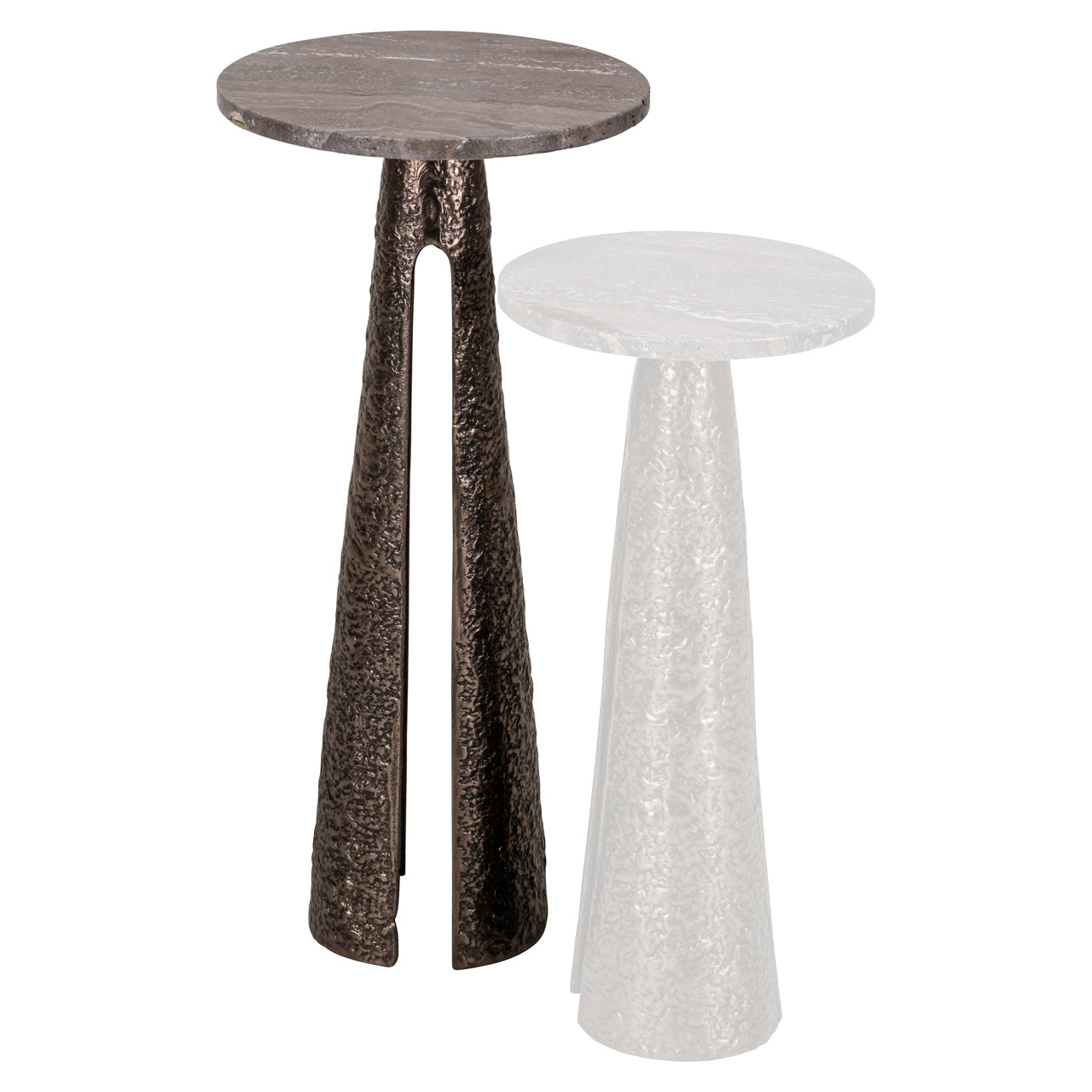 Richmond Interiors Beistelltisch Eldora bronze 30Ø Beistelltisch Richmond Interiors